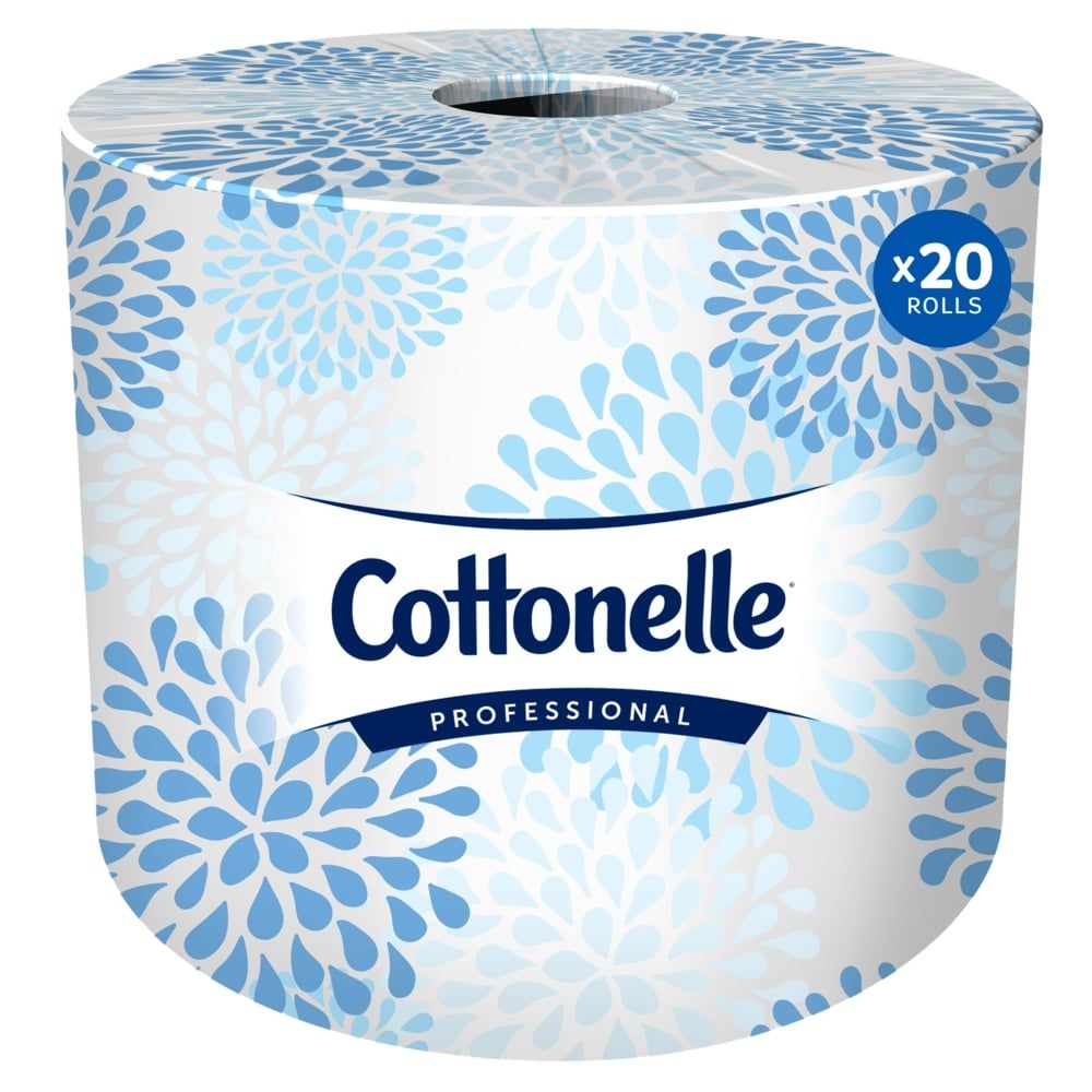 Cottonelle Professional White 2 Ply Standard Roll Toilet Paper, 4.09 x 4 inch -- 20 per case.