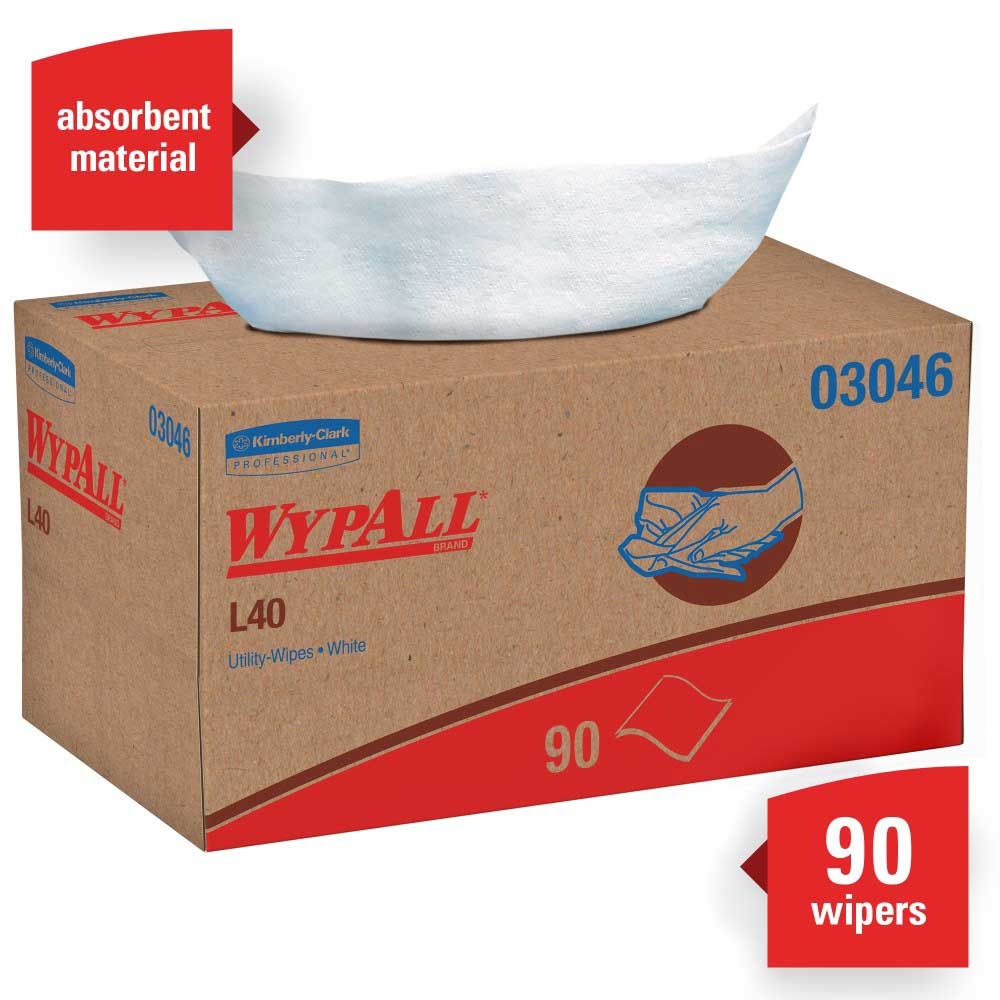 Wypall Power Clean White Drc Drying Towels -- 810 per case