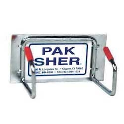 Command Packaging 3 inch On-Centers Double-J Wall Mount for Bakery Header Bags