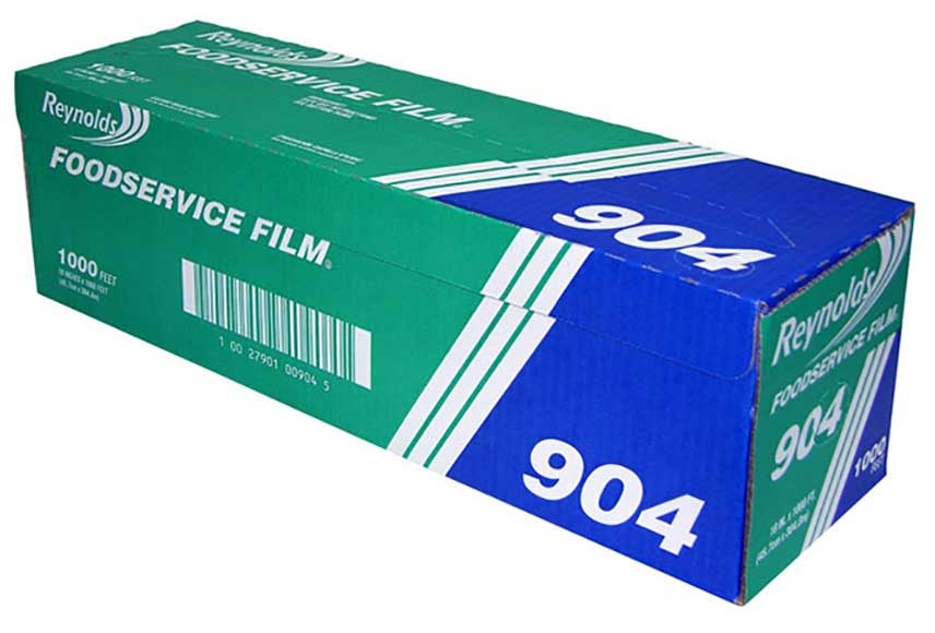 Reynolds Clear PVC Foodservice Film Dispenser Box, 1000 Feet x 18 inch -- 1 roll