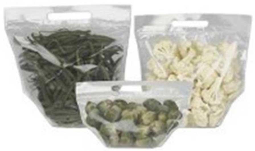 Transcontinental Robbie Vented Laminated Clear Produce Bag, 9.5 x 10 x 4 inch -- 250 per case