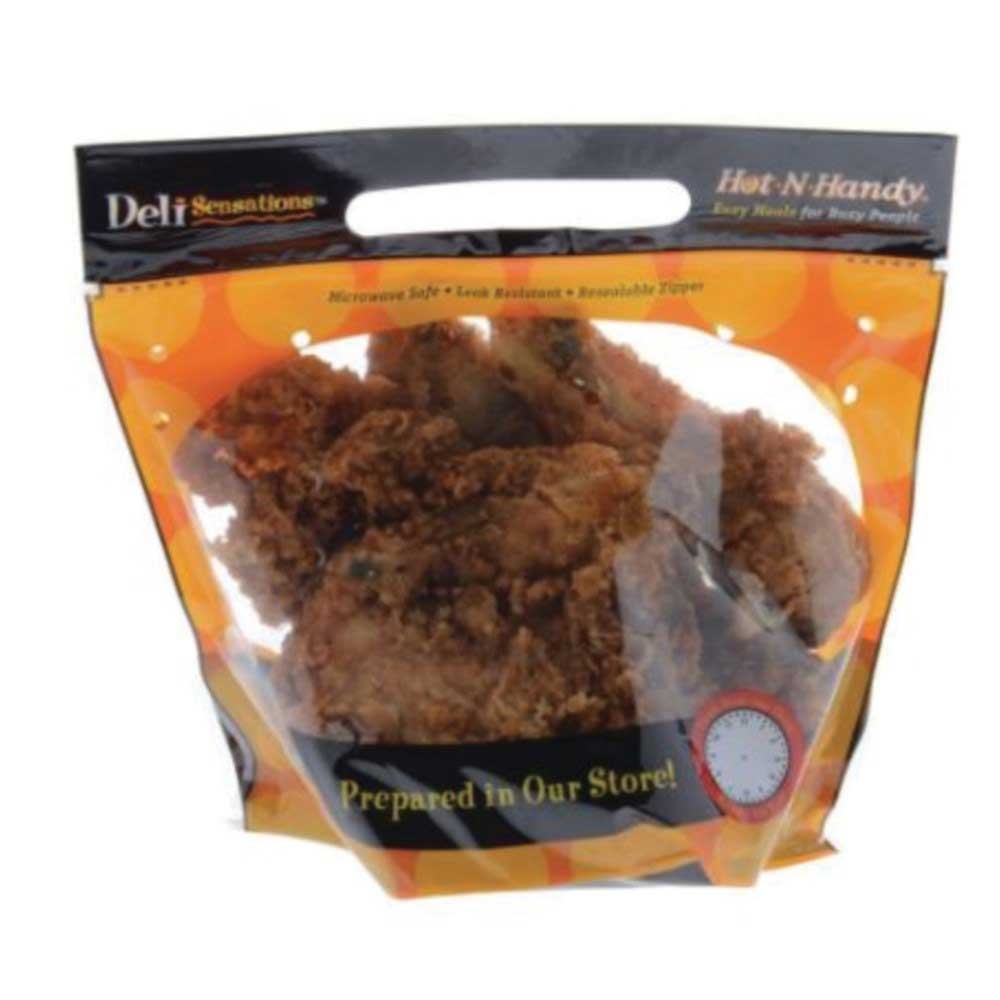 Transcontinental Robbie Hot N Handy Plastic Vented Deli Bag, 9 x 5 x 8 inch -- 250 per case