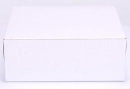 Southern Champion Tray Standard White Bakery Box, 8 x 8 x 3 inch -- 250 per case.