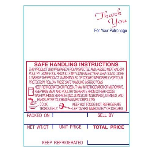 Bollin Hobart SP 1500 Style K Label -- 750 rolls per case