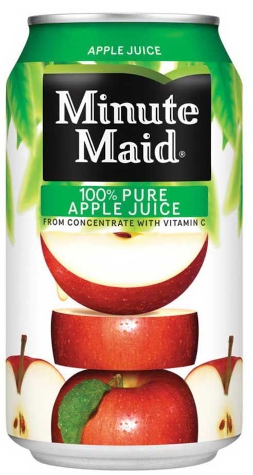 The Coco Cola Company Minute Maid Apple Juice, 11 .5 Ounce -- 24 per case