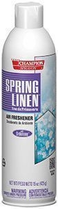 Chase Champion Sprayon Water-Based Spring Linen Air Freshener, 15 Ounce -- 12 per case.