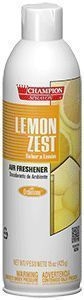 Chase Champion Sprayon Lemon Zest Air Freshener, 15 Ounce -- 12 per case.