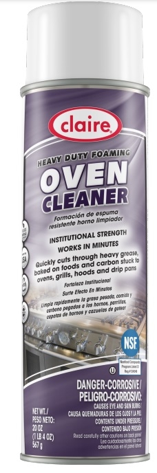 Claire Heavy Duty Foaming Oven Cleaner, 20 Ounce -- 12 per case.