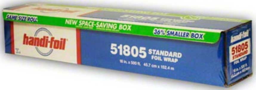 Handi Foil Aluminum Silver Foil Roll, 500 feet x 18 inch