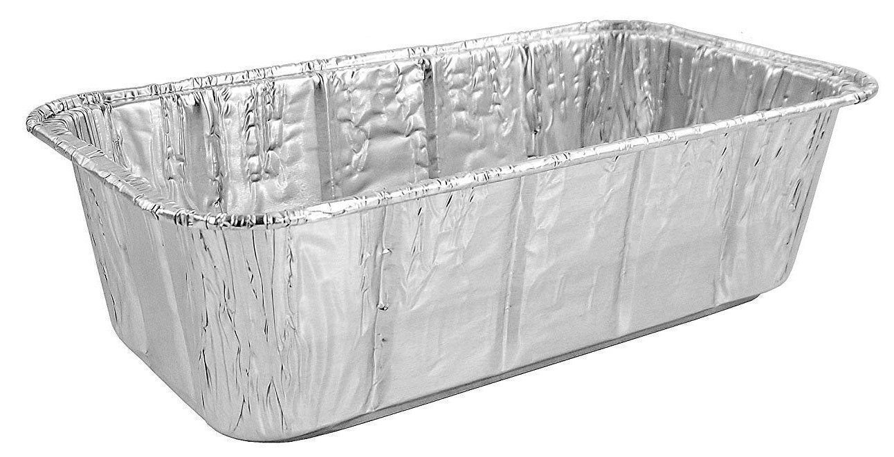 Handi-Foil 2 Pound Aluminum Foil Loaf Pan, 8-5/8 x 4-1/2 inch -- 500 per case.