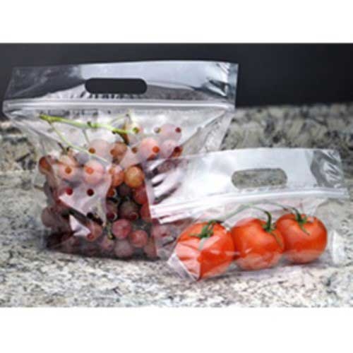 Elkay 2.50 mil Polypropylene Vented Produce Pouch, 10 x 11 inch -- 250 per case