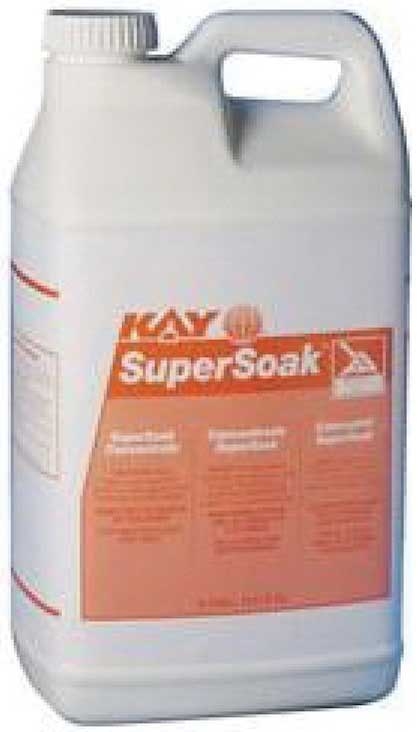 Kay Supersoak Non-Corrosive Concentrate Degreaser Solution, 3 Gallon