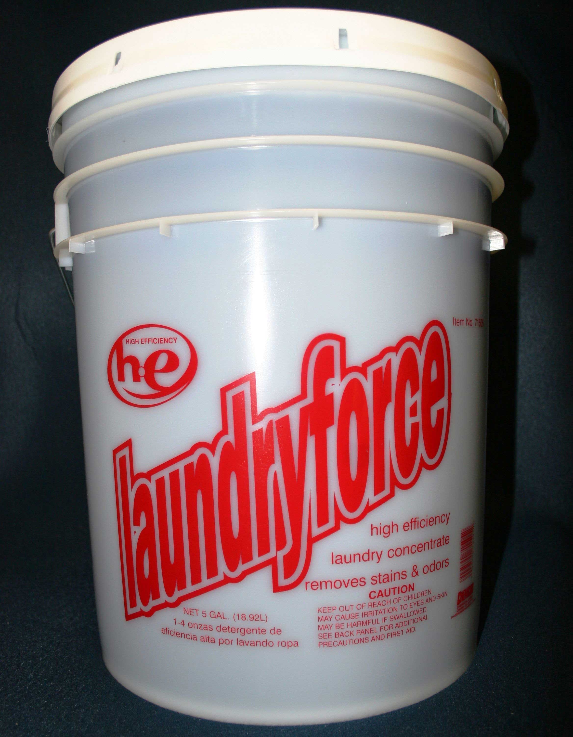 Chemcor Chemical Laundryforce HE Liquid Laundry Detergent, 5 Gallon