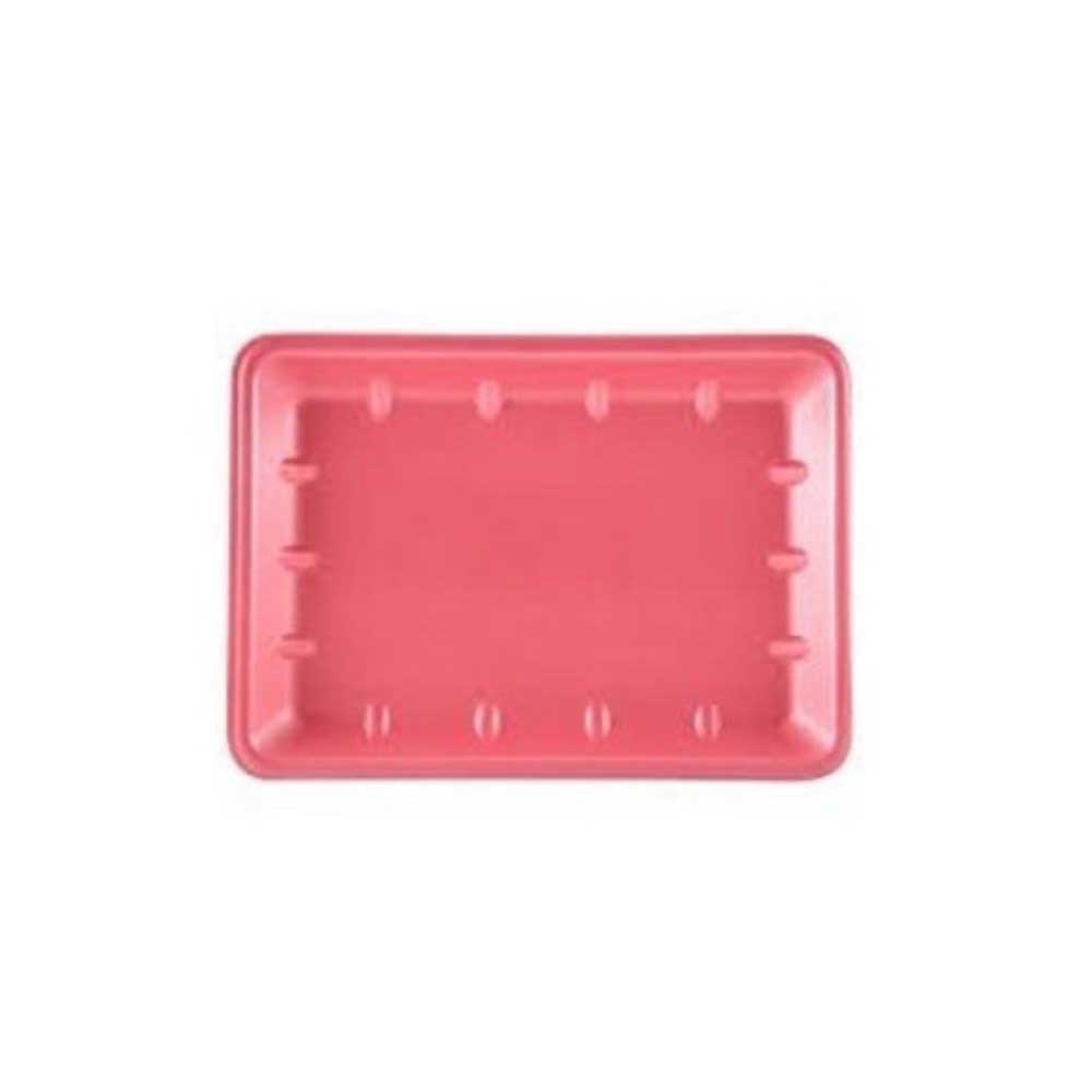 Dolco Pink 1014S Expanded Polystyrene Foam Tray -- 100 per case