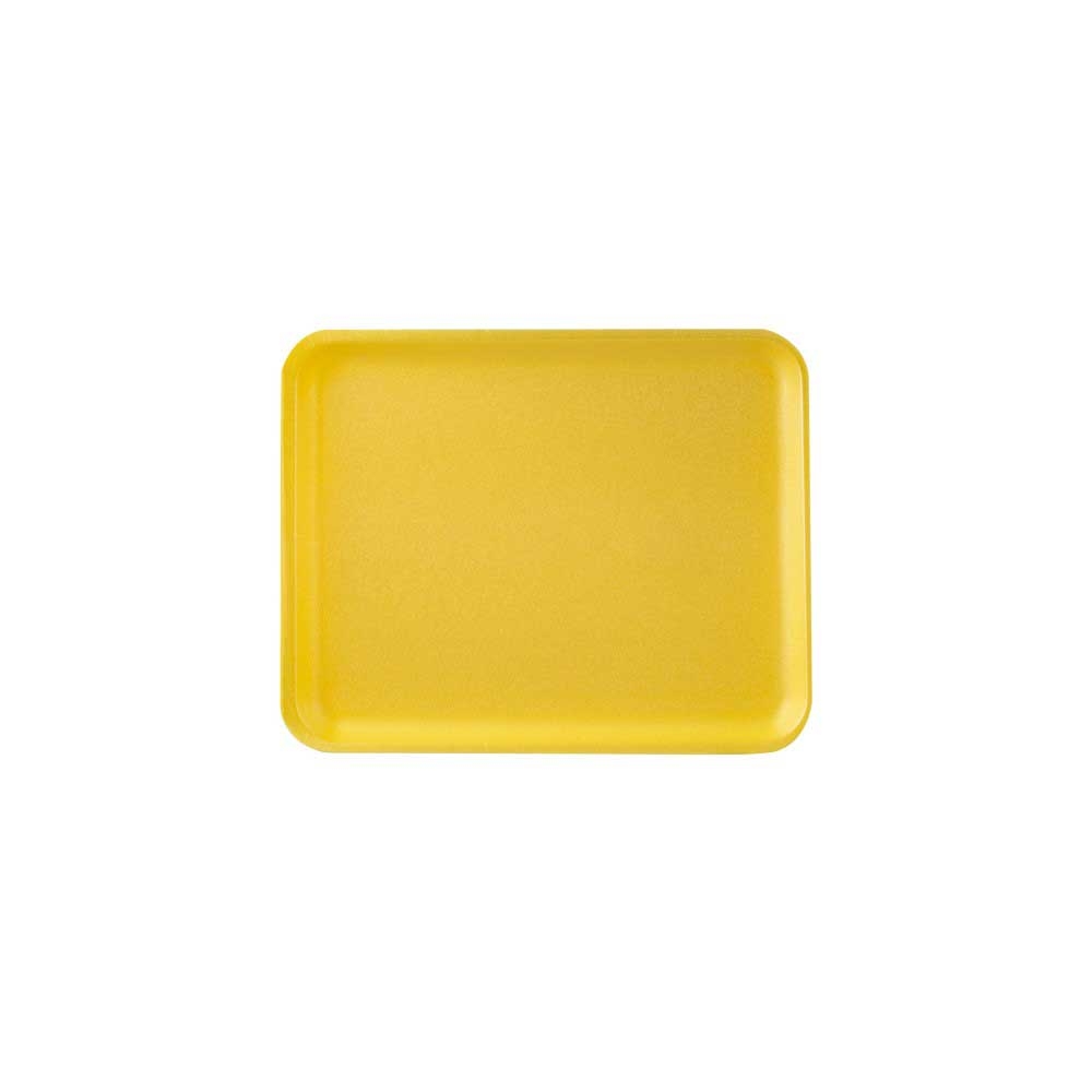 Dolco Packaging Yellow Expanded Polystyrene Foam Tray, 10.5 x 8.25 x 1.25 inch -- 400 per case