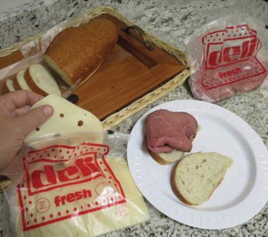 Saneck Clear 13 Micron Flip Top HDPE Deli Bag, 8.5 x 8 inch -- 2000 per case