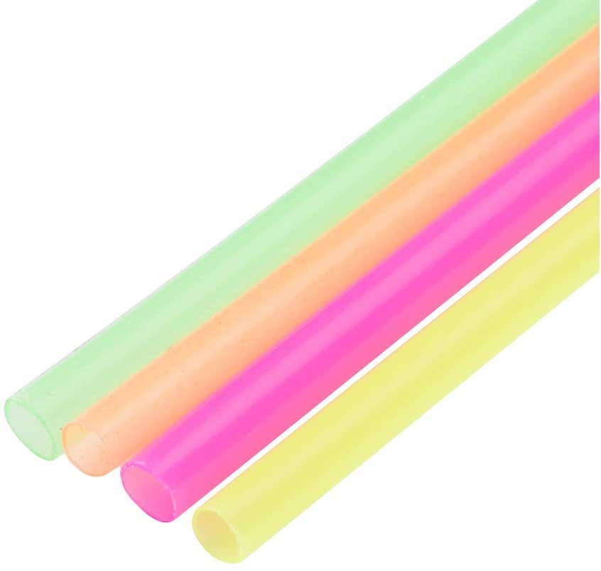 Cell O Core Neon Pink Green Yellow Orange Stirrer, 5.25 inch -- 10000 per case