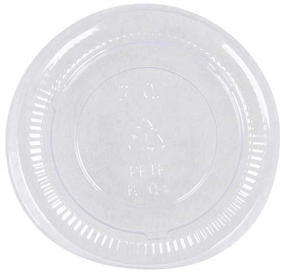 Bunzl Prime Source PETE Clear Lid for 2 Ounce Portion Cup -- 2500 per case
