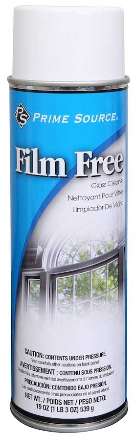 Claire Prime Source Film Free Blue Power Glass Cleaner, 19 Ounce Aerosol -- 12 per case