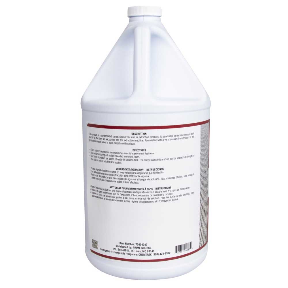 Prime Source Carpet Extract Cleaner, 1 Gallon -- 4 per case