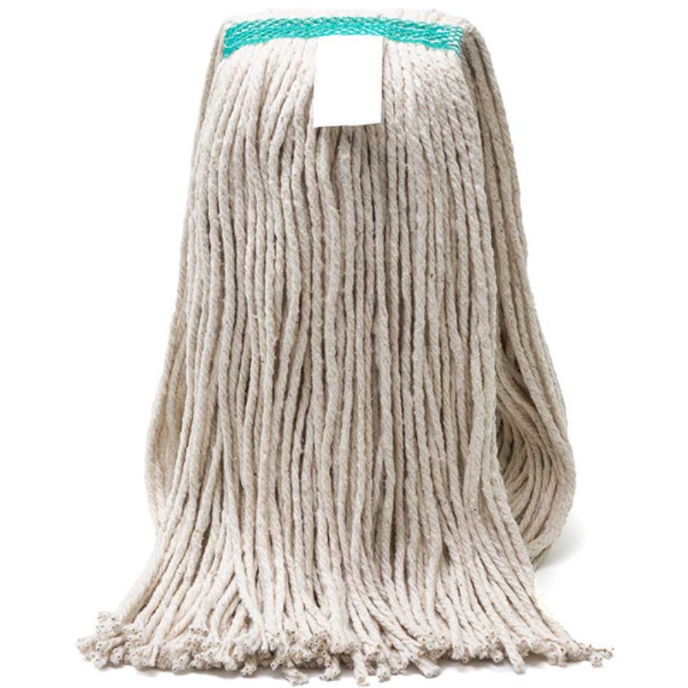 Prime Source Natural Number 24 Value Cotton Narrow Band Cut End Mop -- 12 per case