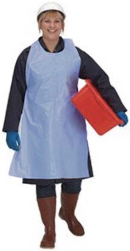 Bunzl Prime Source Smooth Finish 1 Mil Polyethylene White Apron, 28 x 46 inch -- 1000 per case