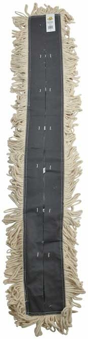 Janico White Disposable Looped Dust Mop, 5 x 36 inch