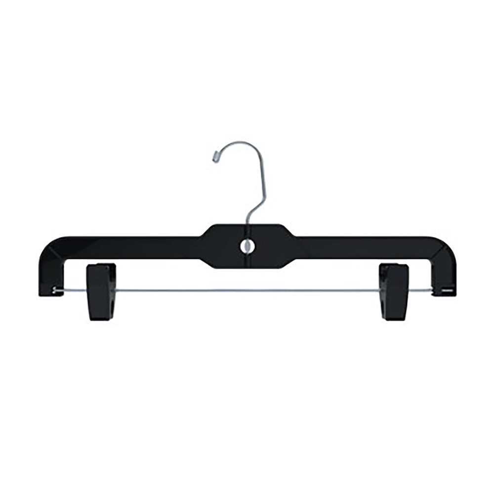 Sewing Collection Black Plastic Bottom Hanger, 14 inch -- 100 per case