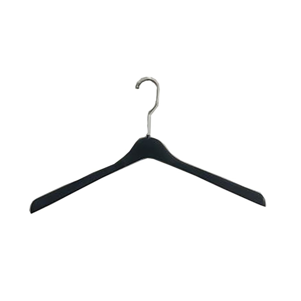 Sewing Collection Black Plastic New Coat Hanger, 19 inch -- 100 per case