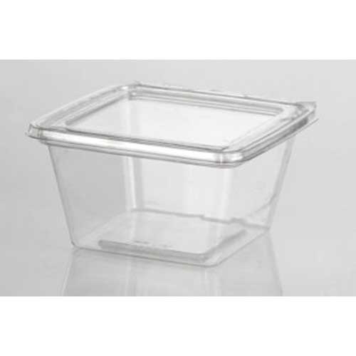 Lacerta Clear Polyethylene Terephthalate Medium Size Bowl, 32 Ounce -- 260 per case