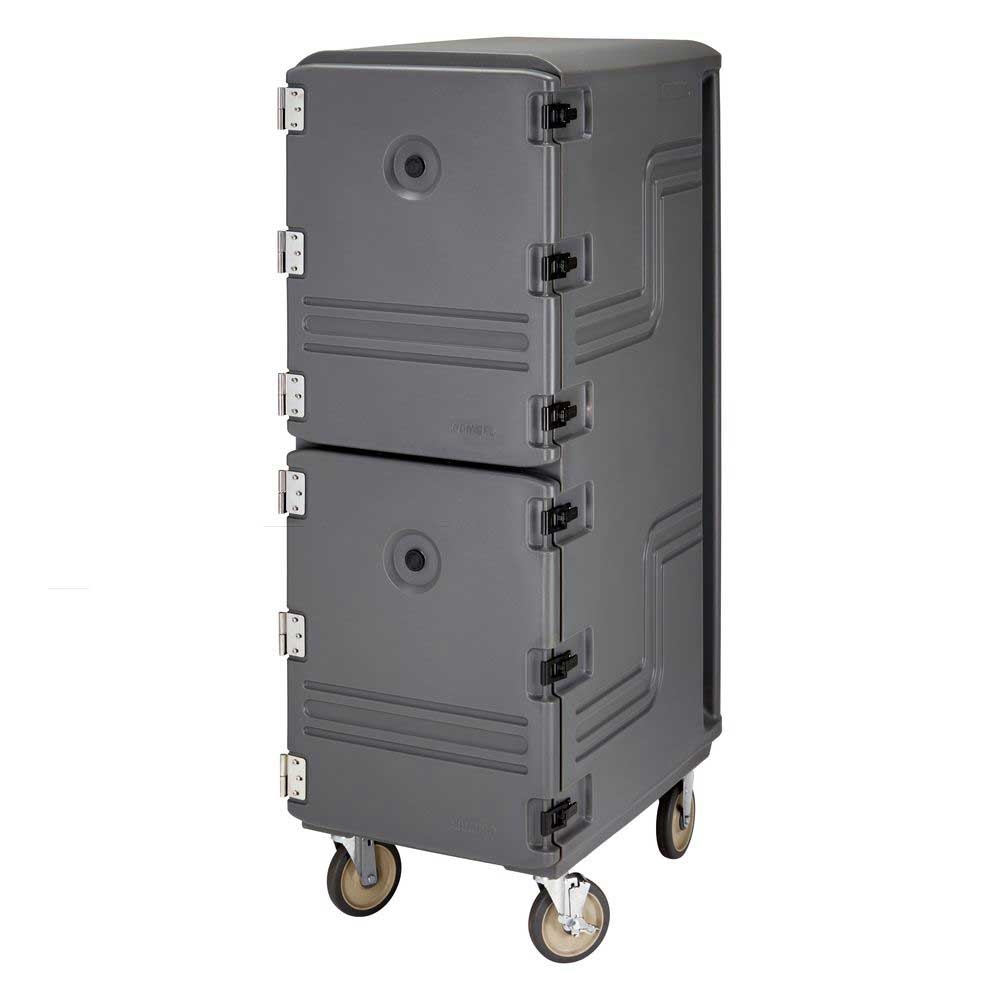 Cambro Non Electric Insulated Tall Charcoal Gray Camcart for Trays and Sheet Pans, 21 1/2 x 33 1/4 x 63 3/4 inch