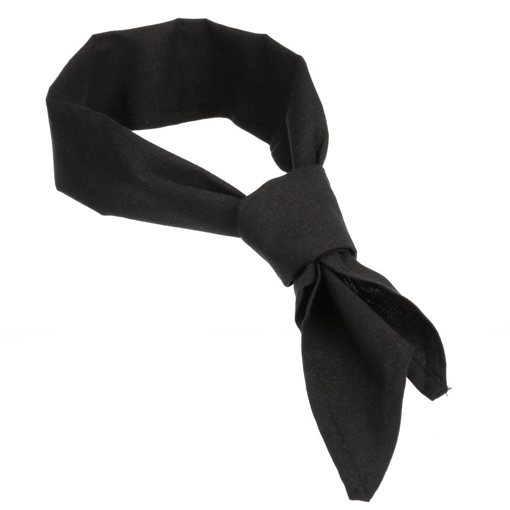 Chef Works Black Chef Neckerchief, 42 inch long x 22 inch Wide