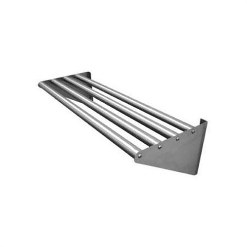 Stainless Steel Tubular Wall Mounted, Knockdown Drainage Shelf 5 Feet..