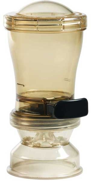 Server Products InSeason Amber Teaspoon Drop Pattern Seasoning Dispenser, 6 11/16 x 3 3/8 x 3 1/4 inch