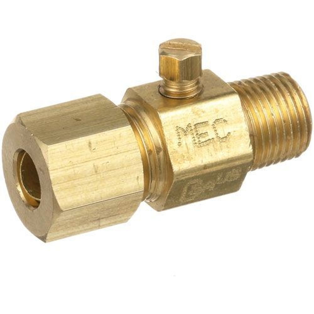 Cecilware Straight Pilot Adjustment Valve for Cecilware Part Number F019A, 1/8 inch MPT X 1/4 inch CCT