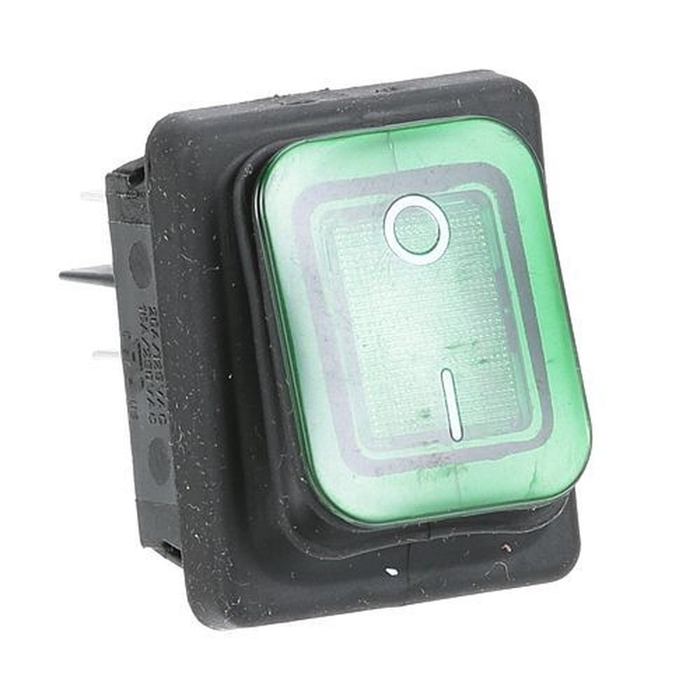 Prince Castle Green Lighted Rocker Switch for Prince Castle Part Number 78-228S