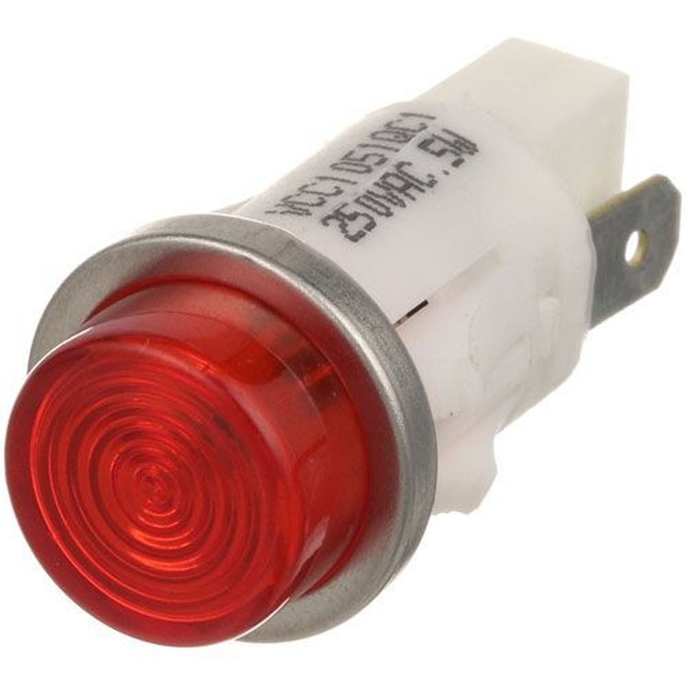 Randell Red 250V Signal Light Fits 1/2 inch Hole for Randell Part Number EL LGT500