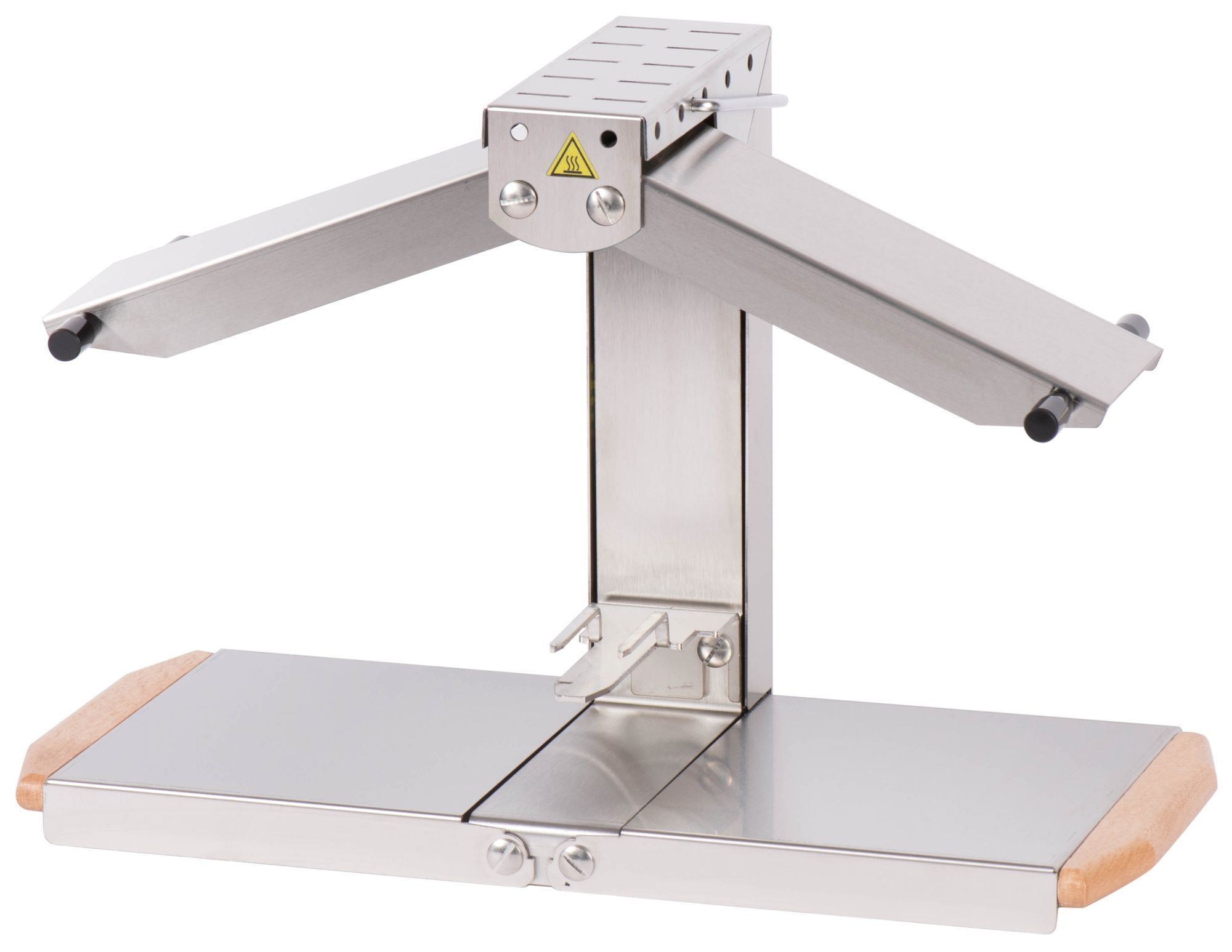 Louis Tellier Inox Breziere Stainless Steel Model Raclette Machine with Knife, 17.5 x 8.5 x 12 inch