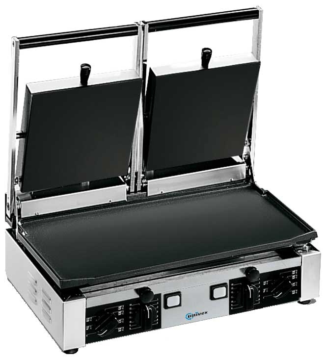 Univex Double Wide 220 Volt Flat Panini Press