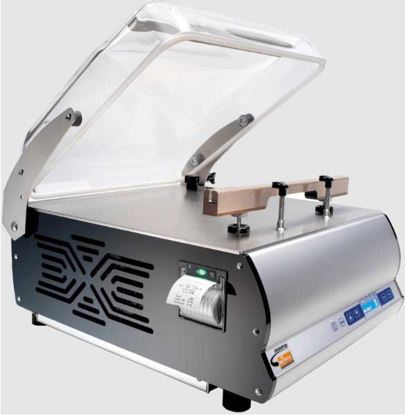 Univex Countertop Single Sealing Bar Vacuum Packaging Machine, 21.2 x 16.9 x 7.8 inch