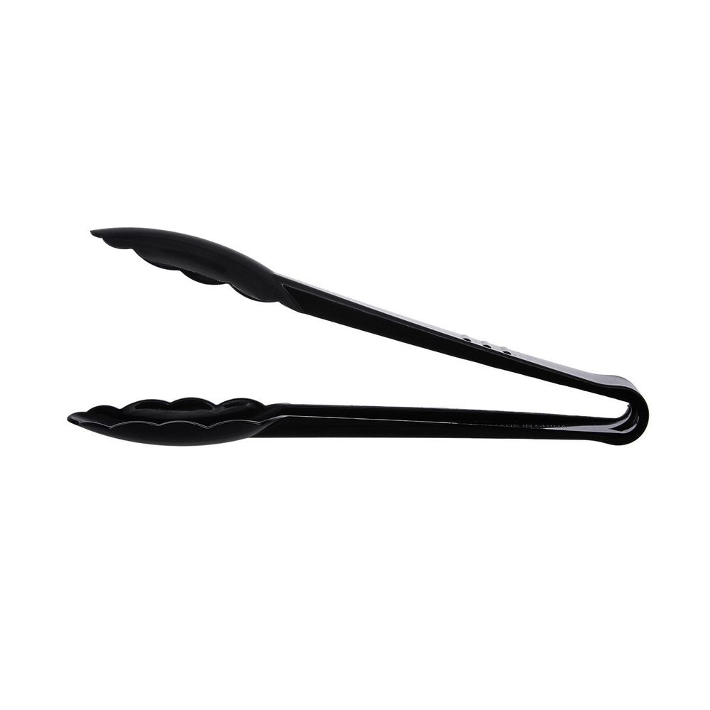 Northwest Enterprises Party Essentials Black Scalloped Edge Tong, 9 inch -- 72 per case