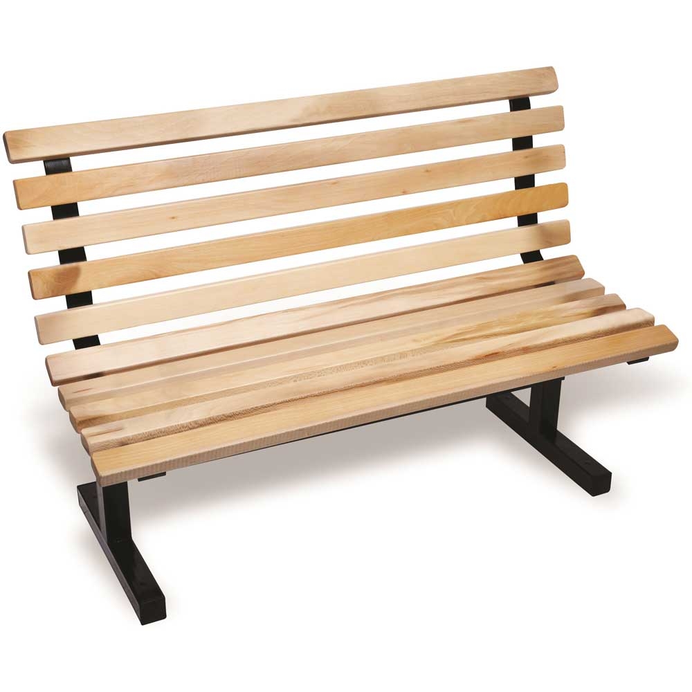 John Boos Maple Park Bench with Back, 72 inch.