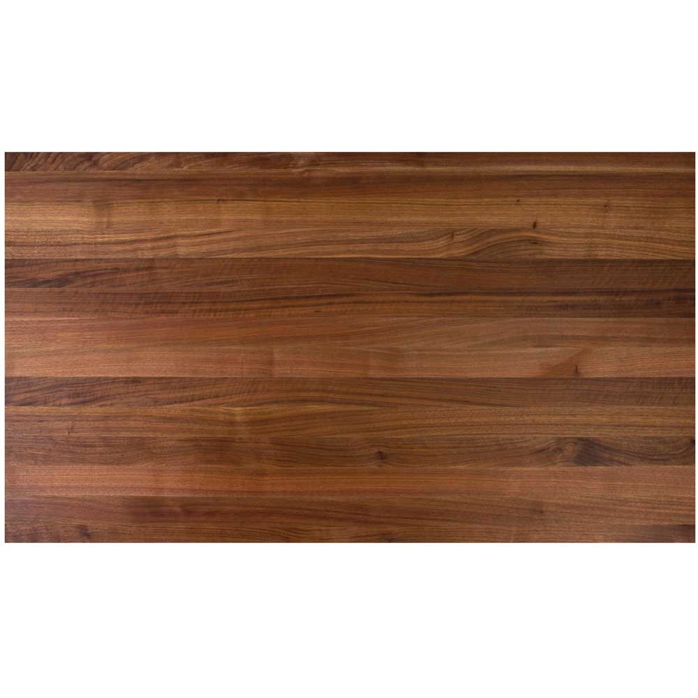 John Boos American Black Walnut Oil Finish Butcher Block Kitchen Counter Top, 18 x 25 x 1 1/2 inch.