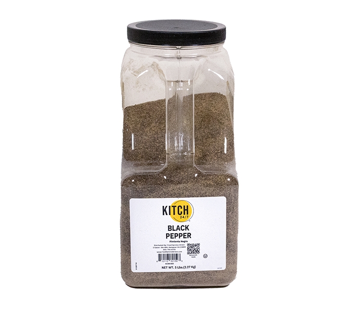 KITCH 24/7 Ground Black Pepper, 5 Pound