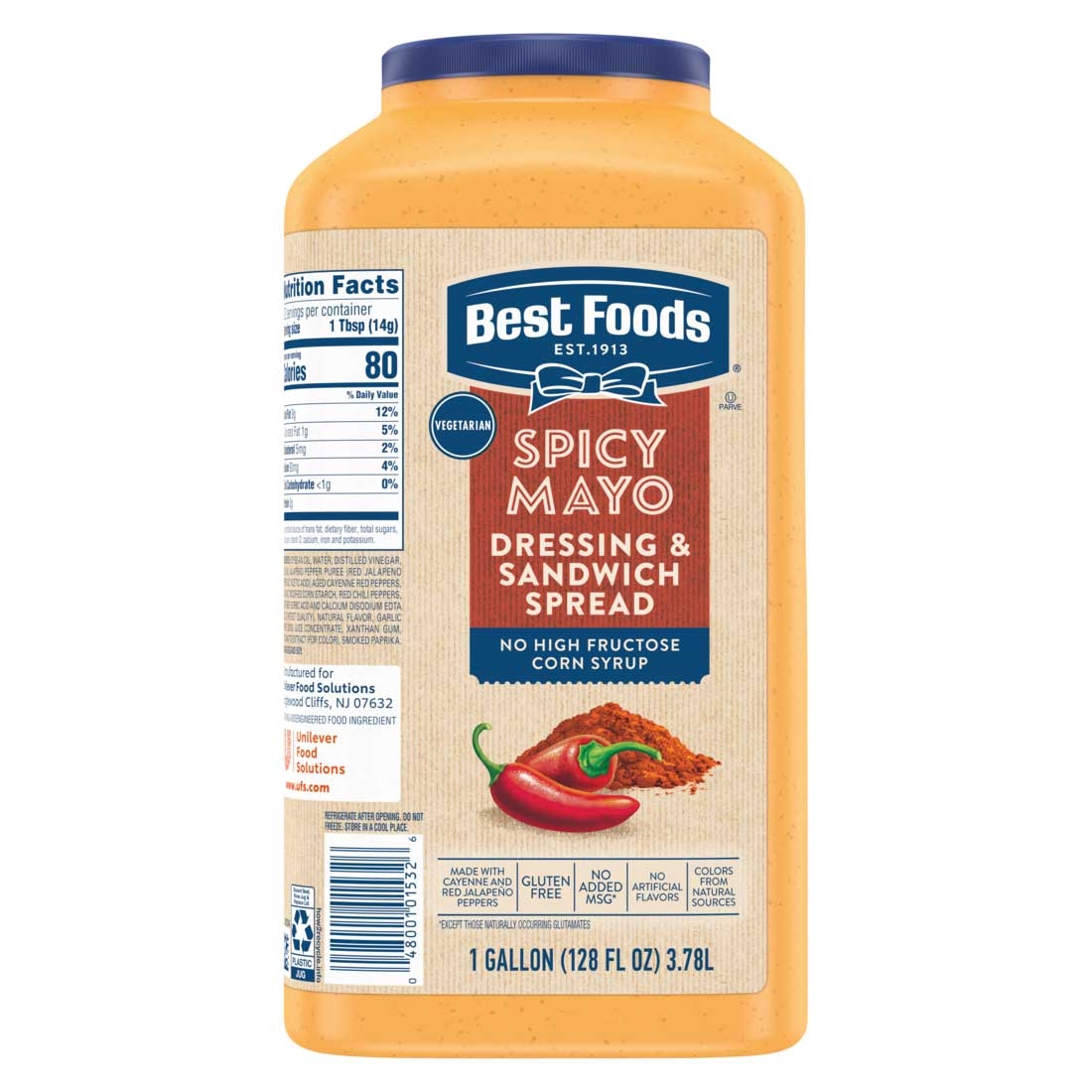 Single Best Foods Spicy Mayo, 1 Gallon