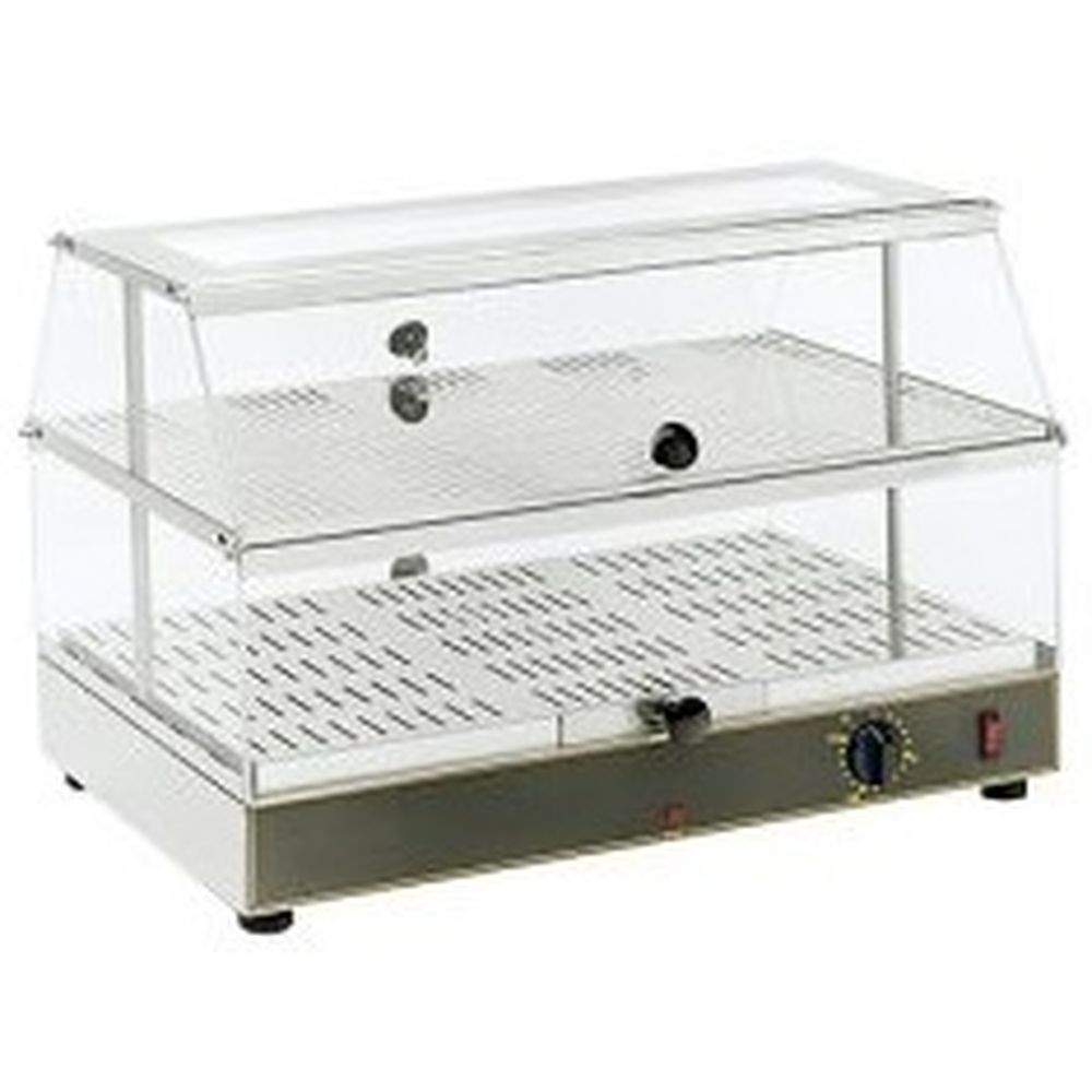 Equipex Roller Grill Top Gonagain Countertop 2 Shelf Display Warmer