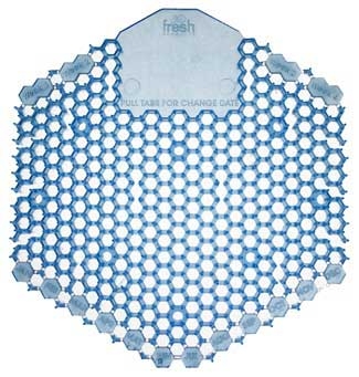 Fresh Products Cotton Blossom Scent Blue Urinal Screen -- 10 per case