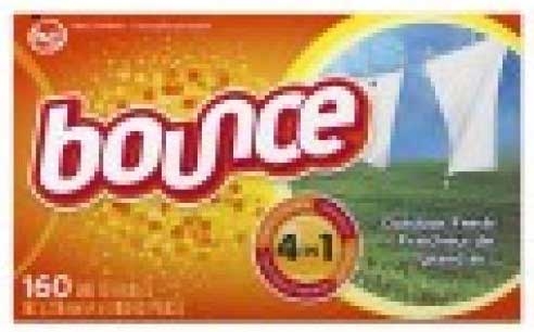 Bounce Outdoor Fresh Fabric Softener Dryer Sheets - 160 count per pack -- 6 packs per case