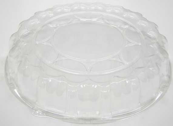Pactiv SmartLock Clear Dome Lid for 18 inch Plastic Tray -- 50 per case