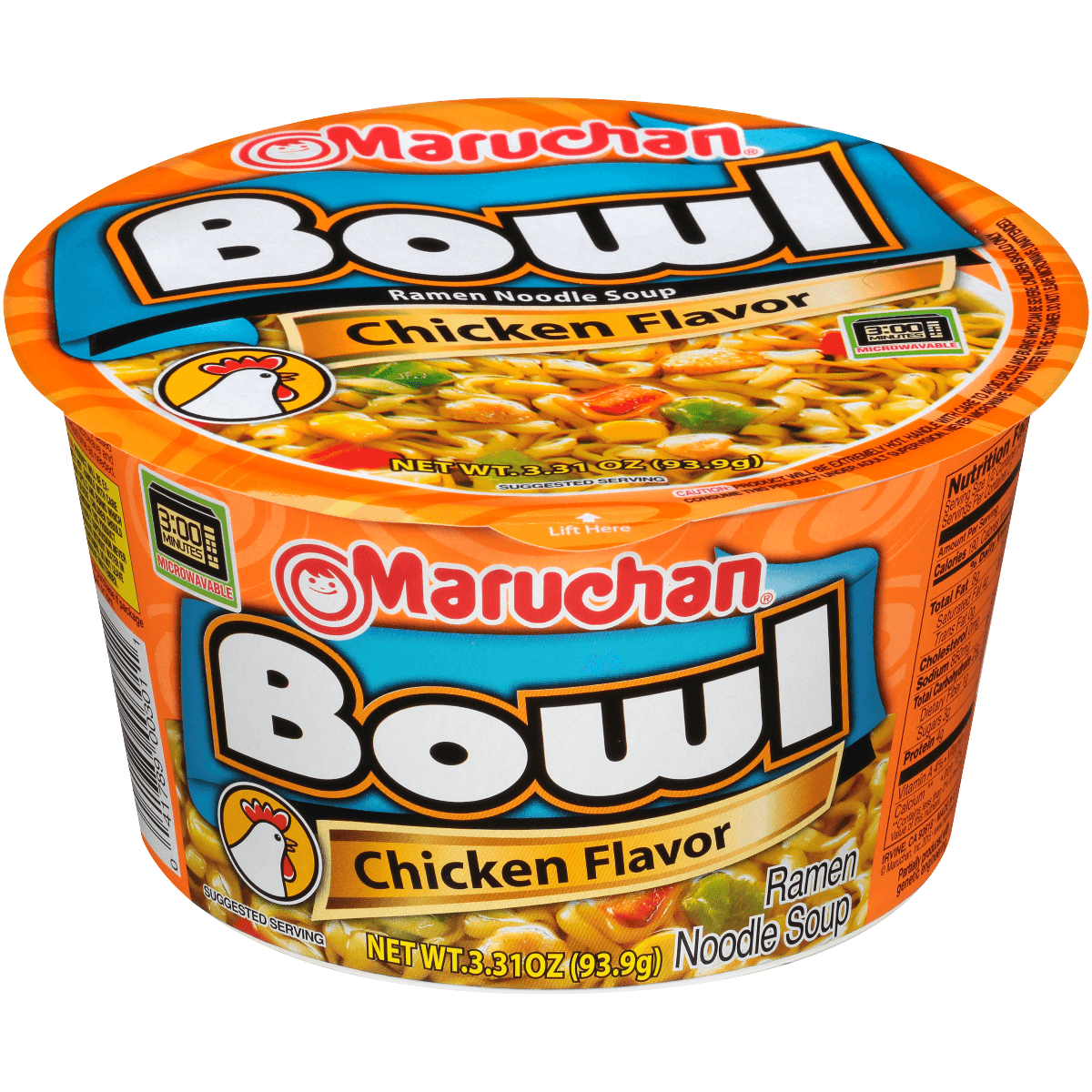 Maruchan Chicken Noodle Bowl, 3.31 Ounce -- 6 per case.